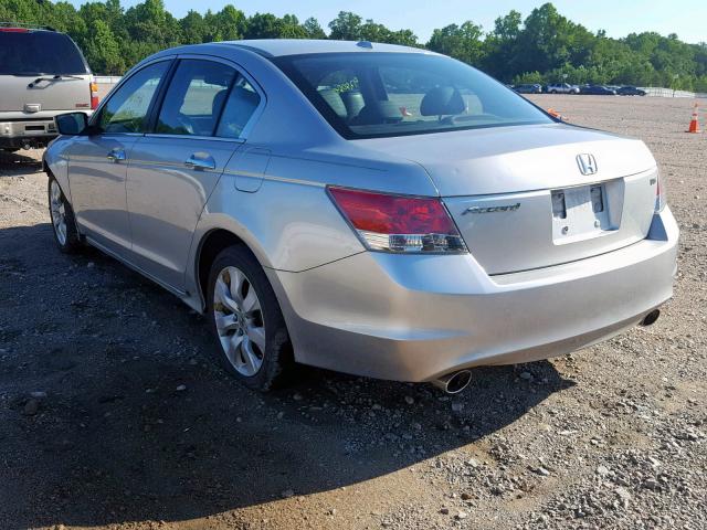 1HGCP3F87AA022582 - 2010 HONDA ACCORD EXL SILVER photo 3