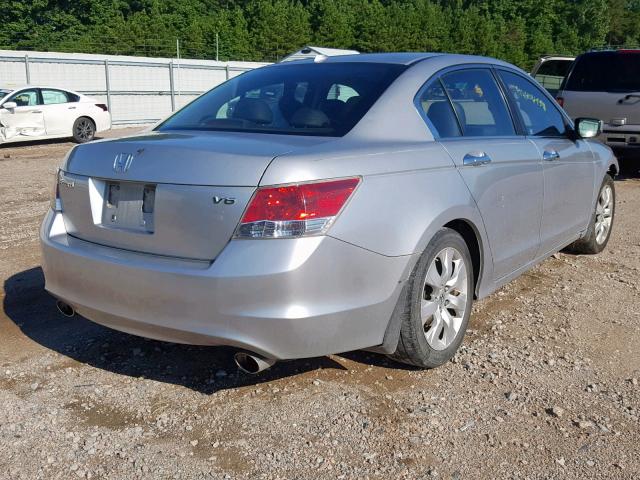 1HGCP3F87AA022582 - 2010 HONDA ACCORD EXL SILVER photo 4