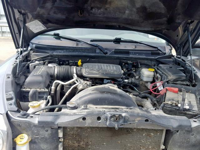 1D7HW48K35S363702 - 2005 DODGE DAKOTA QUA GRAY photo 7