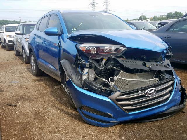 KM8J33A44GU154417 - 2016 HYUNDAI TUCSON LIM BLUE photo 1