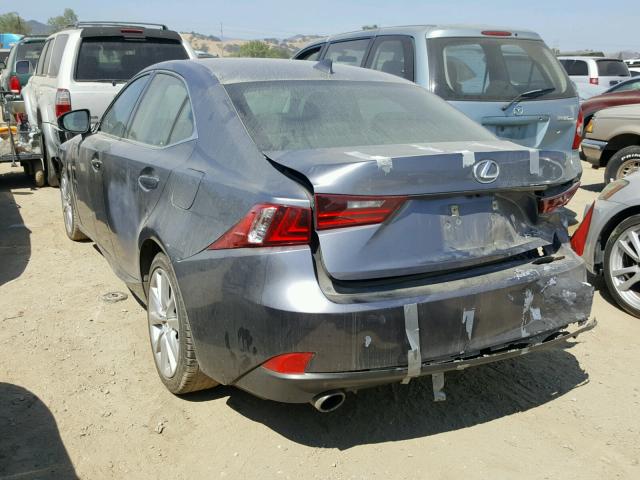 JTHBF1D23E5018316 - 2014 LEXUS IS 250 GRAY photo 3