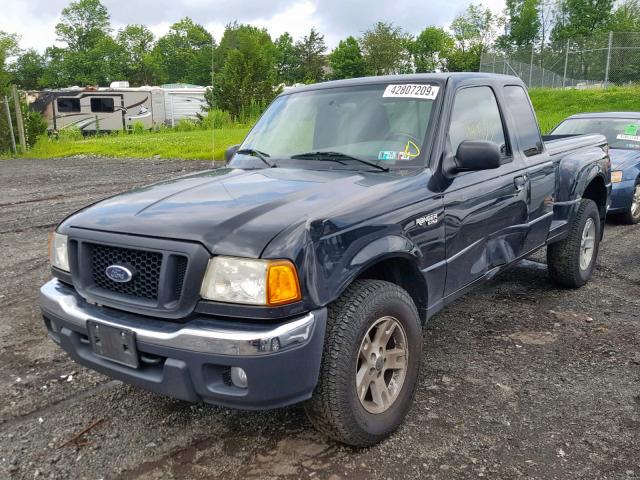 1FTZR45EX4PA58820 - 2004 FORD RANGER SUP BLACK photo 2