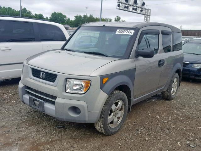 5J6YH28613L045090 - 2003 HONDA ELEMENT EX BEIGE photo 2