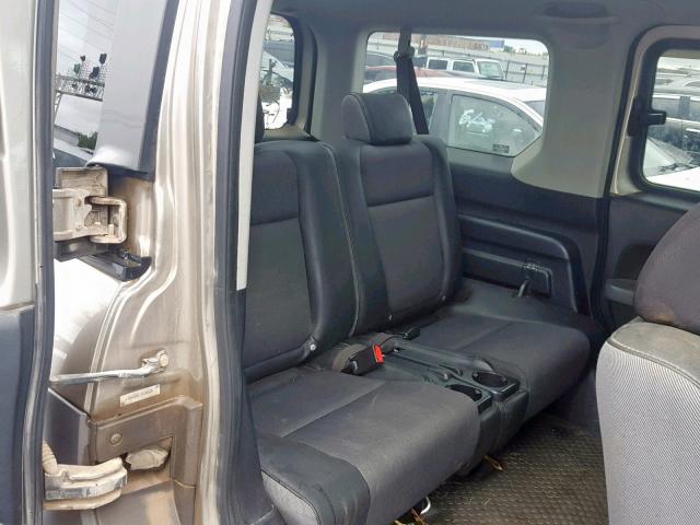 5J6YH28613L045090 - 2003 HONDA ELEMENT EX BEIGE photo 6