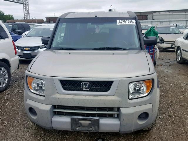 5J6YH28613L045090 - 2003 HONDA ELEMENT EX BEIGE photo 9