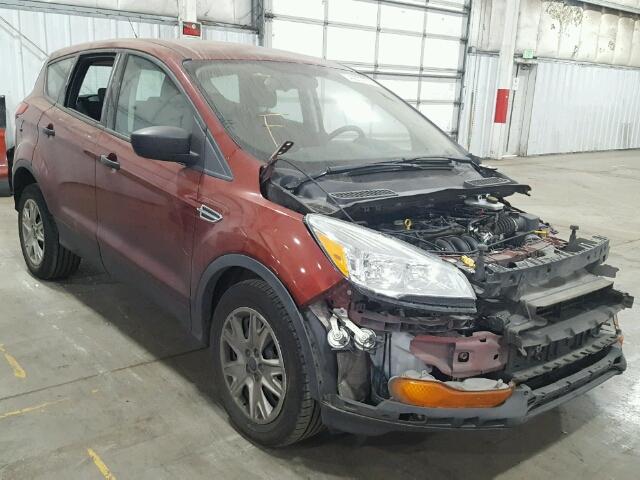 1FMCU0F79FUA82748 - 2015 FORD ESCAPE S ORANGE photo 1