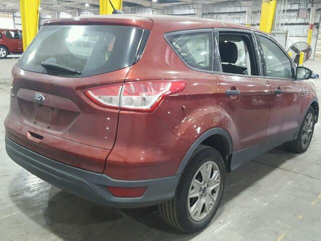 1FMCU0F79FUA82748 - 2015 FORD ESCAPE S ORANGE photo 4