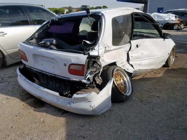 2HGEH2469RH518451 - 1994 HONDA CIVIC DX WHITE photo 4