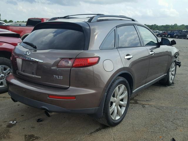 JNRAS08U33X103639 - 2003 INFINITI FX35 BROWN photo 4