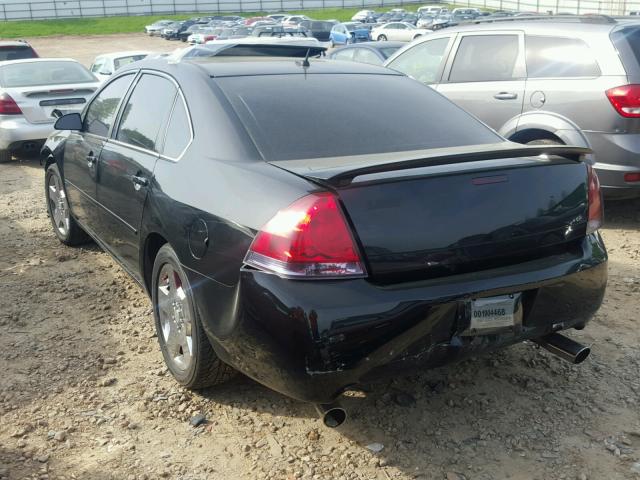 2G1WD58C469177782 - 2006 CHEVROLET IMPALA SUP 黑色 照片 3