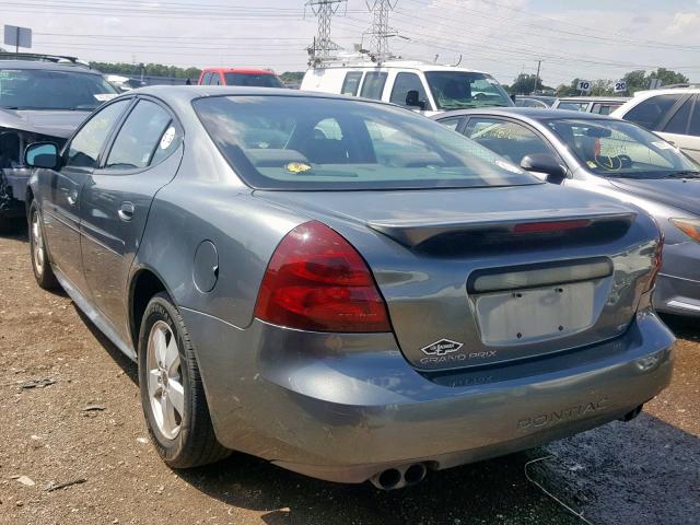 2G2WS522051157821 - 2005 PONTIAC GRAND PRIX GRAY photo 3