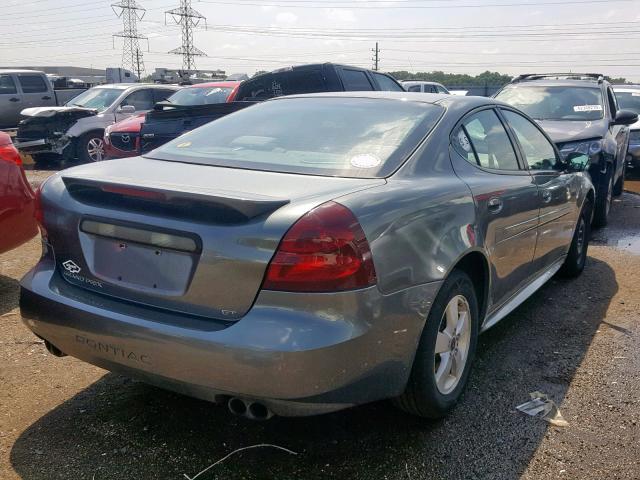 2G2WS522051157821 - 2005 PONTIAC GRAND PRIX GRAY photo 4