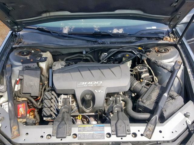 2G2WS522051157821 - 2005 PONTIAC GRAND PRIX GRAY photo 7