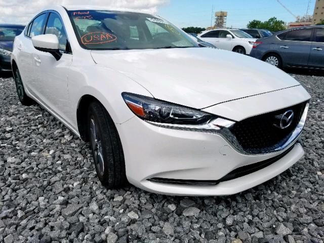 JM1GL1U52J1300863 - 2018 MAZDA 6 SPORT WHITE photo 1