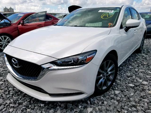 JM1GL1U52J1300863 - 2018 MAZDA 6 SPORT WHITE photo 2