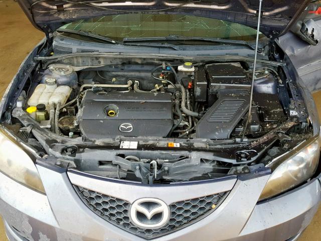 JM1BK32F991239639 - 2009 MAZDA 3 I GRAY photo 7