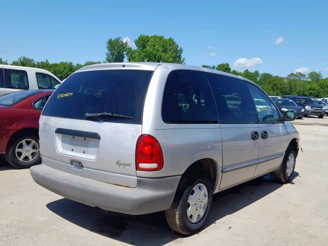 2P4GP2531YR517779 - 2000 PLYMOUTH VOYAGER SILVER photo 4