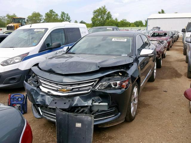 2G1125S38J9134287 - 2018 CHEVROLET IMPALA PRE GRAY photo 2