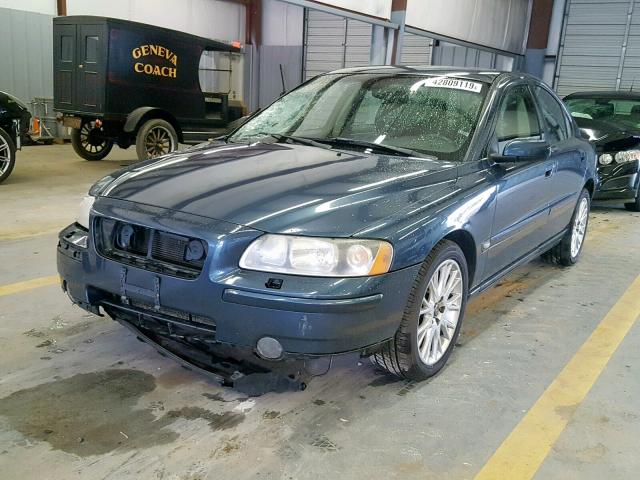 YV1RS547162542379 - 2006 VOLVO S60 T5 BLUE photo 2