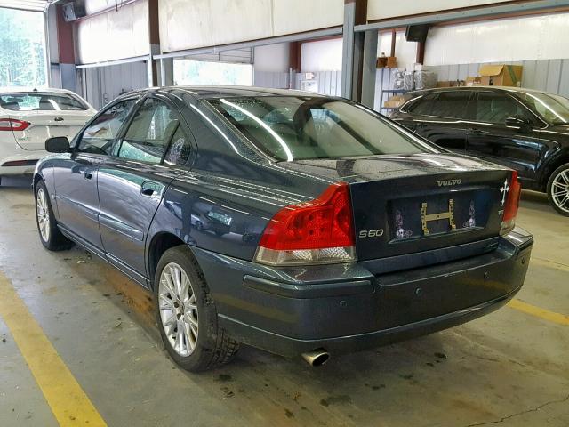 YV1RS547162542379 - 2006 VOLVO S60 T5 BLUE photo 3