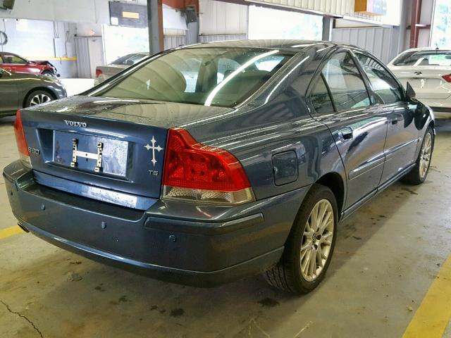 YV1RS547162542379 - 2006 VOLVO S60 T5 BLUE photo 4