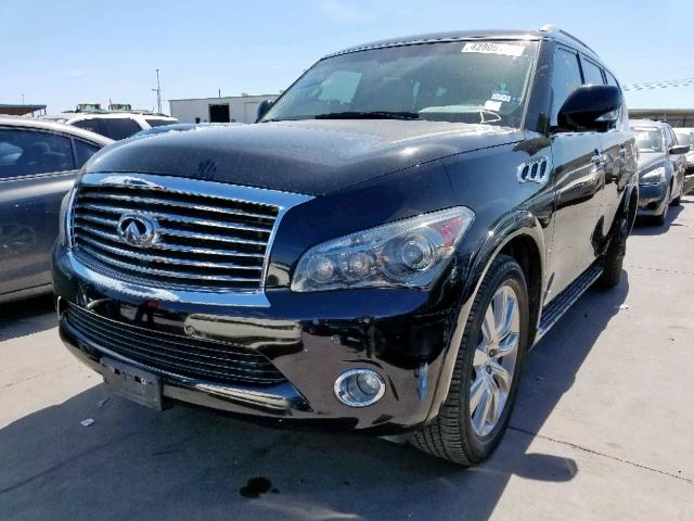 JN8AZ2NF7D9550935 - 2013 INFINITI QX56 BLACK photo 2