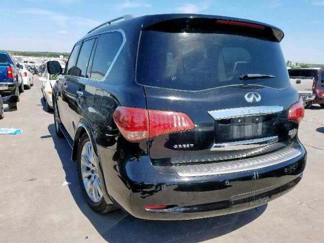 JN8AZ2NF7D9550935 - 2013 INFINITI QX56 BLACK photo 3