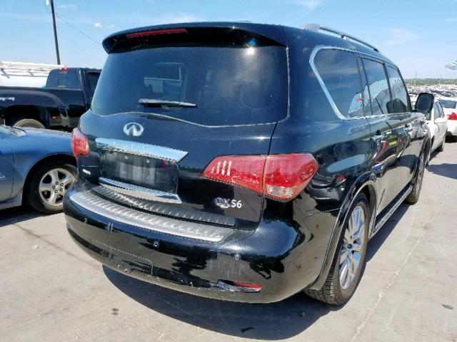 JN8AZ2NF7D9550935 - 2013 INFINITI QX56 BLACK photo 4