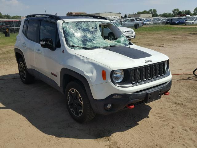 ZACCJBCB0HPF24404 - 2017 JEEP RENEGADE T WHITE photo 1