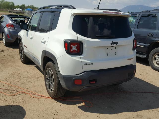 ZACCJBCB0HPF24404 - 2017 JEEP RENEGADE T WHITE photo 3