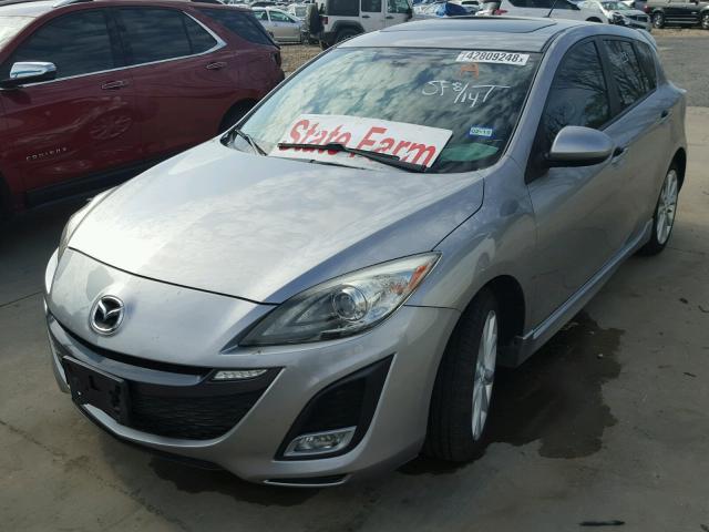 JM1BL1M53B1426872 - 2011 MAZDA 3 S SILVER photo 2