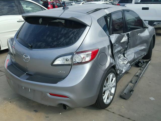 JM1BL1M53B1426872 - 2011 MAZDA 3 S SILVER photo 4