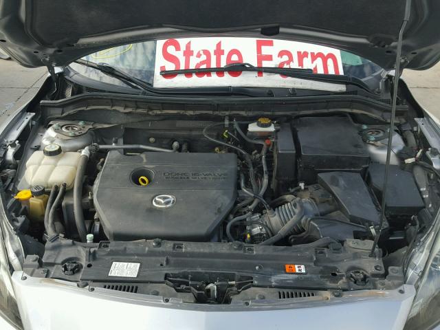 JM1BL1M53B1426872 - 2011 MAZDA 3 S SILVER photo 7