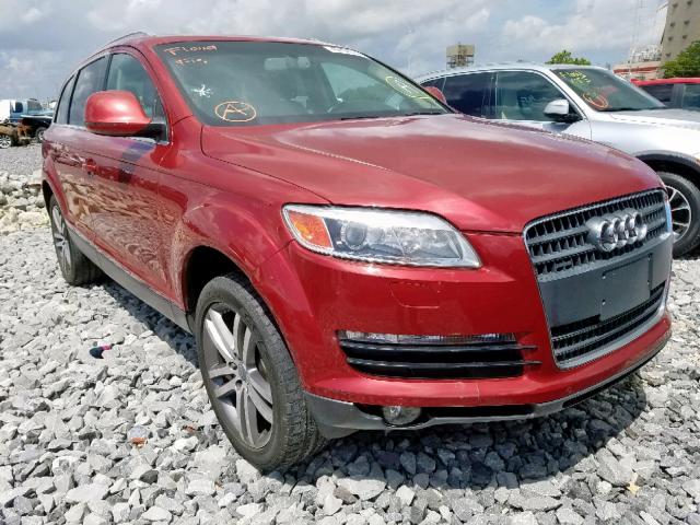 WA1BY74LX8D048425 - 2008 AUDI Q7 3.6 QUA RED photo 1