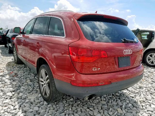 WA1BY74LX8D048425 - 2008 AUDI Q7 3.6 QUA RED photo 3