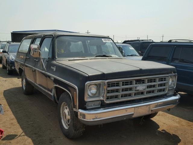 CCS268E126172 - 1978 CHEVROLET SUBURBAN BLACK photo 1