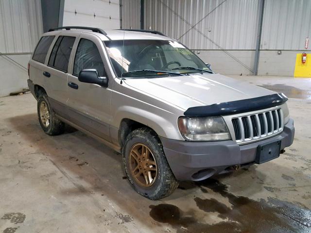 1J4GW48S44C211355 - 2004 JEEP GRAND CHER BEIGE photo 1