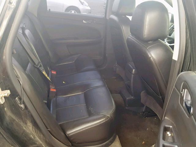 2G1WD58C479276989 - 2007 CHEVROLET IMPALA SUP შავი ფოტო 6