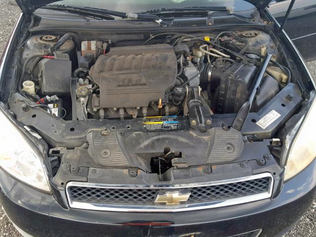 2G1WD58C479276989 - 2007 CHEVROLET IMPALA SUP შავი ფოტო 7