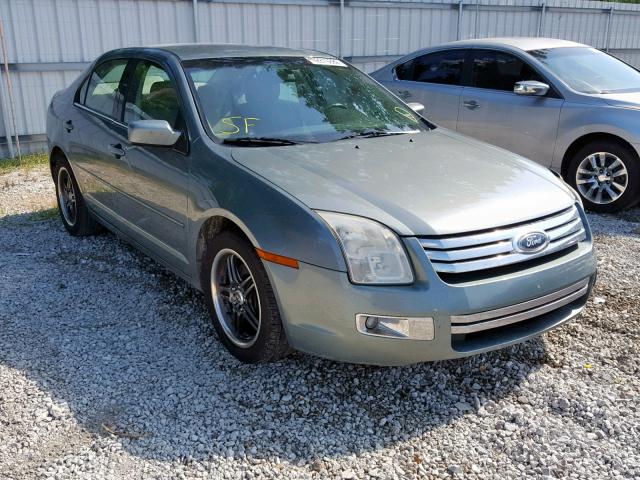 3FAFP08Z86R211194 - 2006 FORD FUSION SEL GREEN photo 1