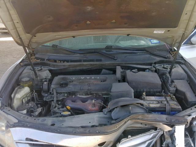 4T1BE46K87U085954 - 2007 TOYOTA CAMRY NEW SILVER photo 7