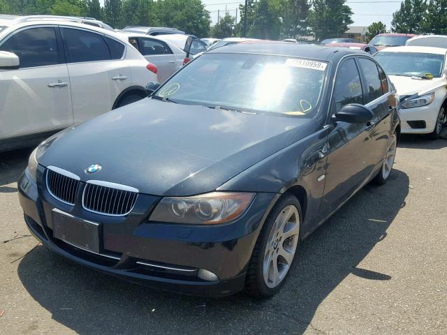 WBAVD53597AV14297 - 2007 BMW 335 XI CHARCOAL photo 2