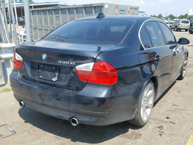 WBAVD53597AV14297 - 2007 BMW 335 XI CHARCOAL photo 4