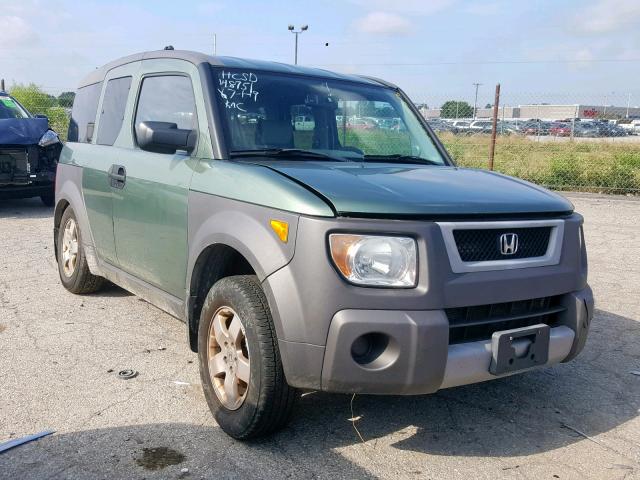 5J6YH286X4L025874 - 2004 HONDA ELEMENT EX GREEN photo 1