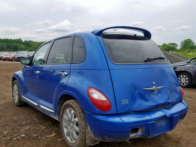 3A8FY68B66T372295 - 2006 CHRYSLER PT CRUISER BLUE photo 3