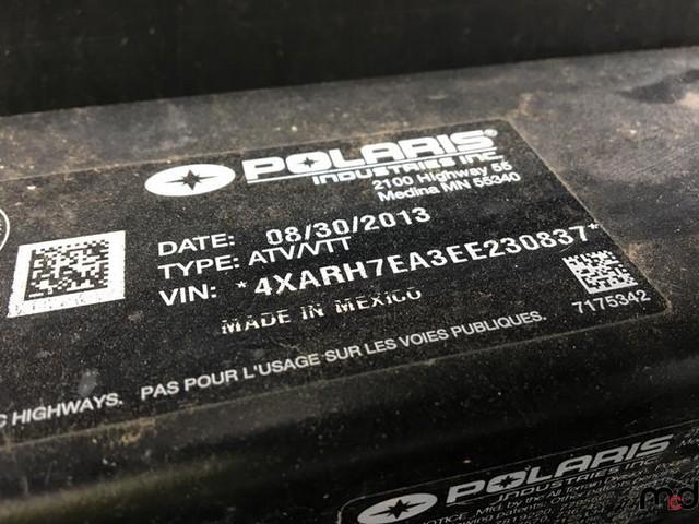 4XARH7EA3EE230837 - 2014 POLARIS RANGER 800 SILVER photo 9