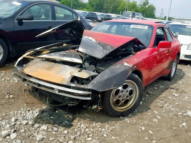 WP0AA0954GN151811 - 1986 PORSCHE 944 RED photo 2