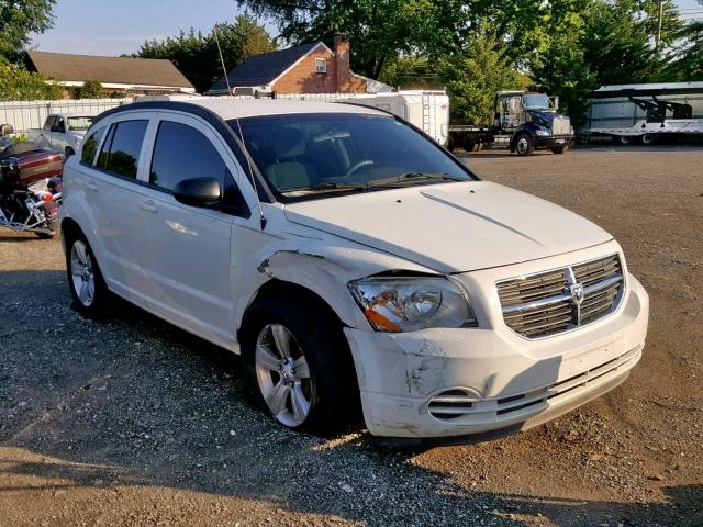 1B3CB4HA5AD635495 - 2010 DODGE CALIBER SX WHITE photo 1