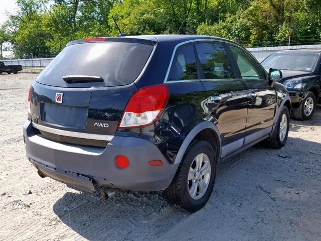 3GSDL43N38S665393 - 2008 SATURN VUE XE BLACK photo 4