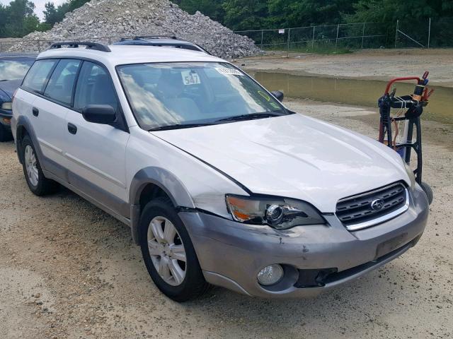 4S4BP61C157353907 - 2005 SUBARU LEGACY OUT WHITE photo 1